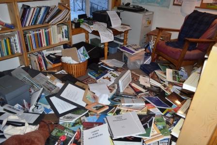  post earthquake clutter